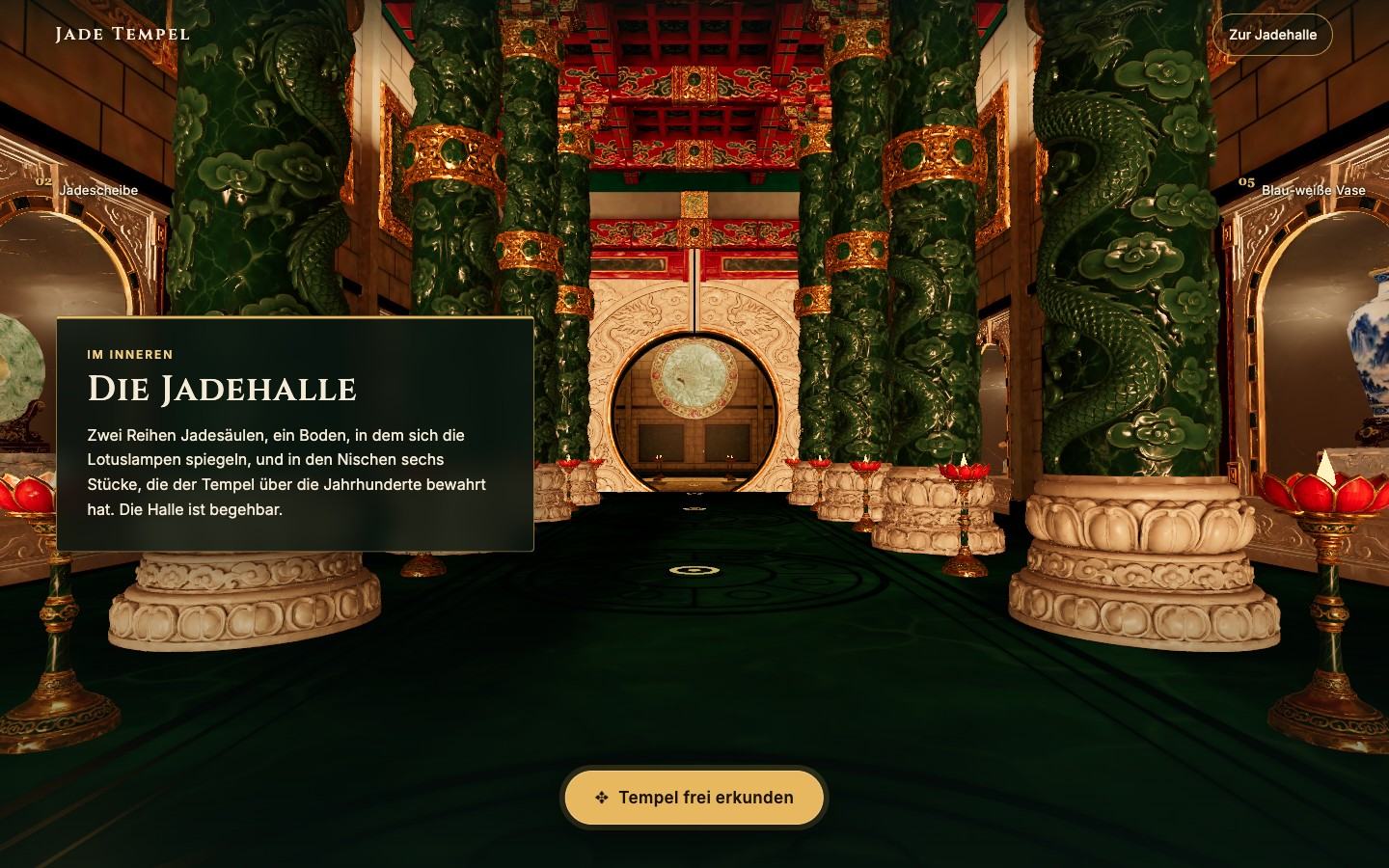 Jade Tempel — Experience · Mountain temple