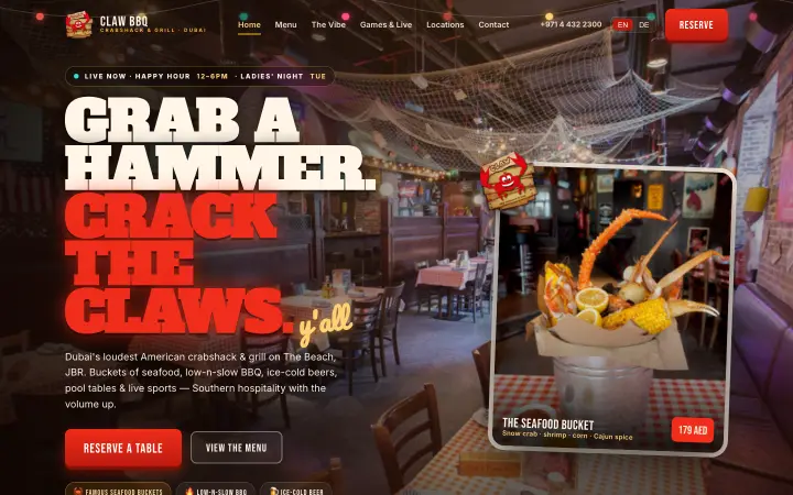 Entwurf für CLAW BBQ