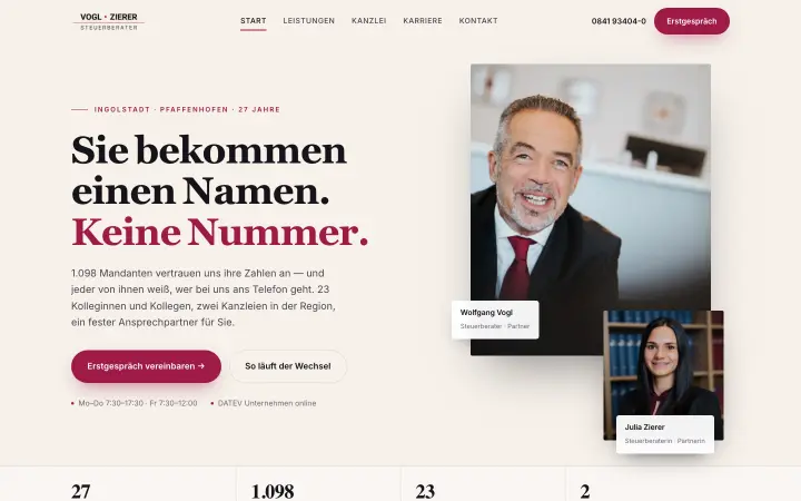 Entwurf für Vogl & Zierer