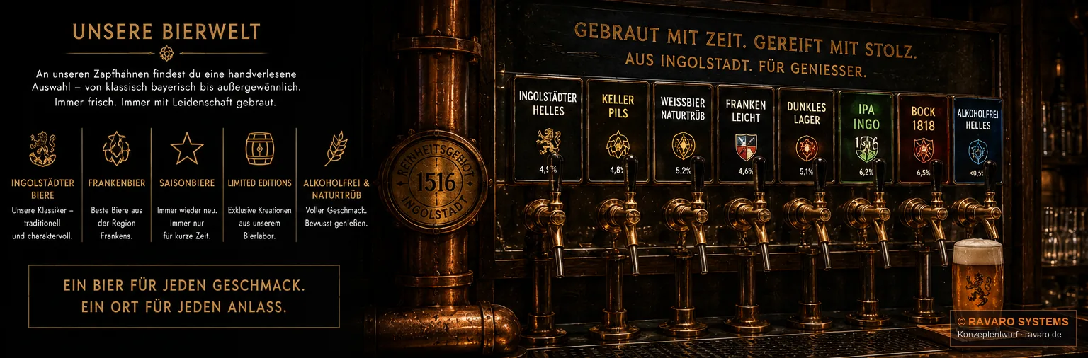 1516 | 1776 | 1818 Ingolstadt — A beer world of its own — from the Ingolstadt Helles to Franconian beer